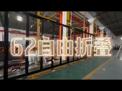 허리케인 단독음파 격리 쌍창 유리 - 접는 문 알루미늄 Patio 접는 유리 문